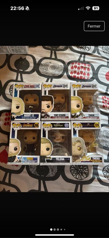 Lot Funko Marvel 2