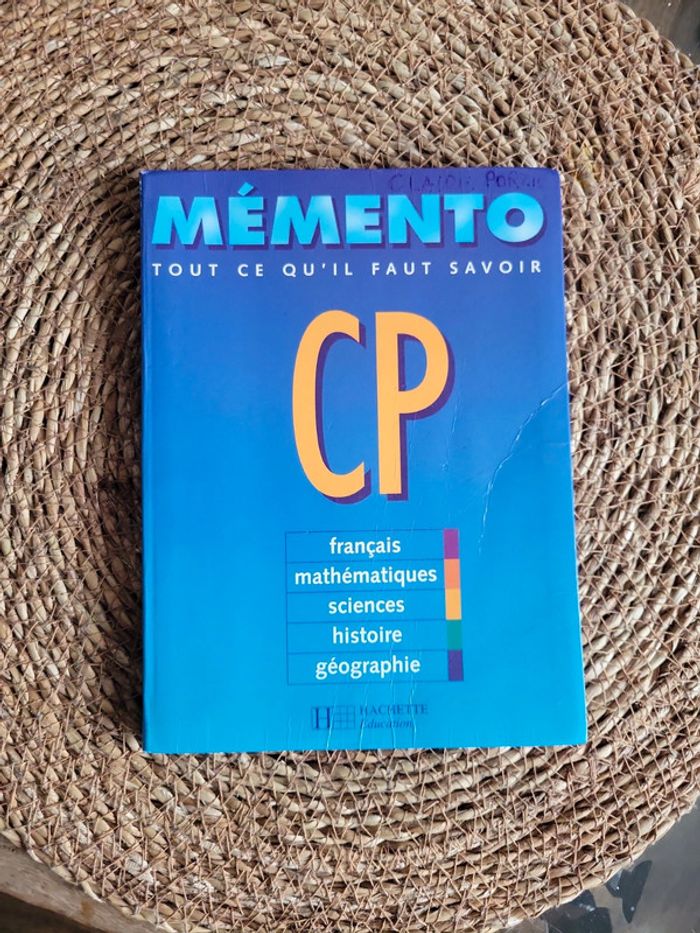 Mémemto CP. Édition Hachette