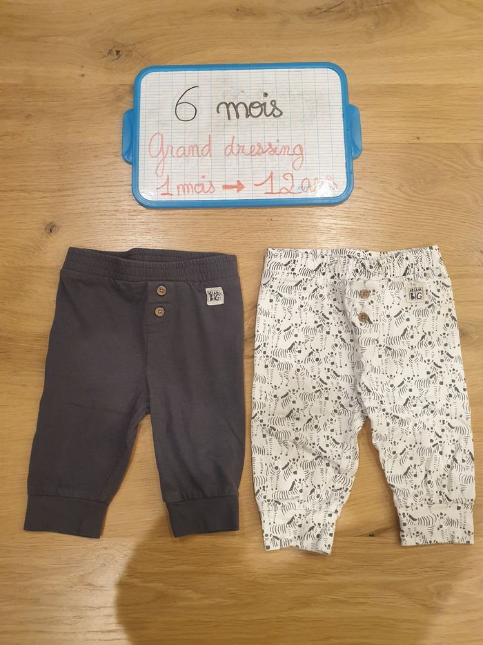 Lot de 2 pantalons 6 mois La redoute