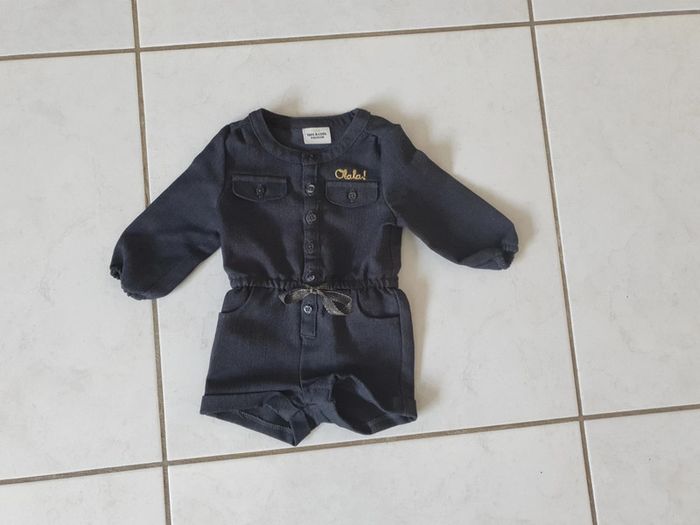 Combi short bébé tao 3 mois hiz - photo numéro 2
