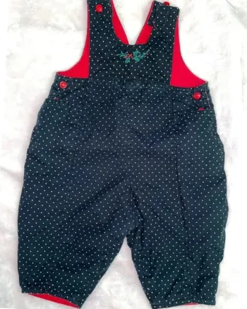Salopette vintage bébé Jacadi 6 mois