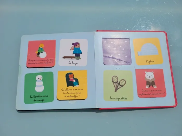 Livre animé à tirettes et roues 🛷 L'Hiver 🧣 - photo numéro 10