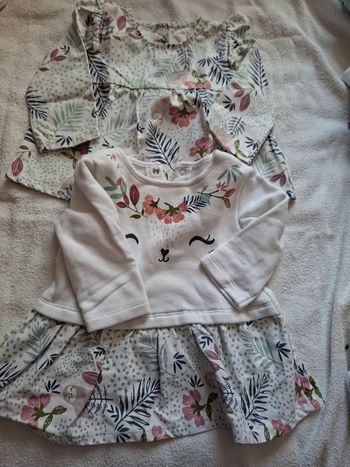Lot de 2 robes 6 mois