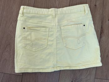 Jupe courte en jeans Etam jaune en S