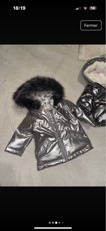 Lot deux doudounes hiver ikks 6 mois neuve