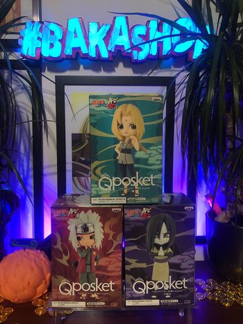 Qposket - Naruto set Trio Légendaires