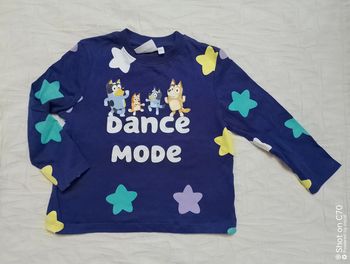Bluey t shirt manches longues étoiles