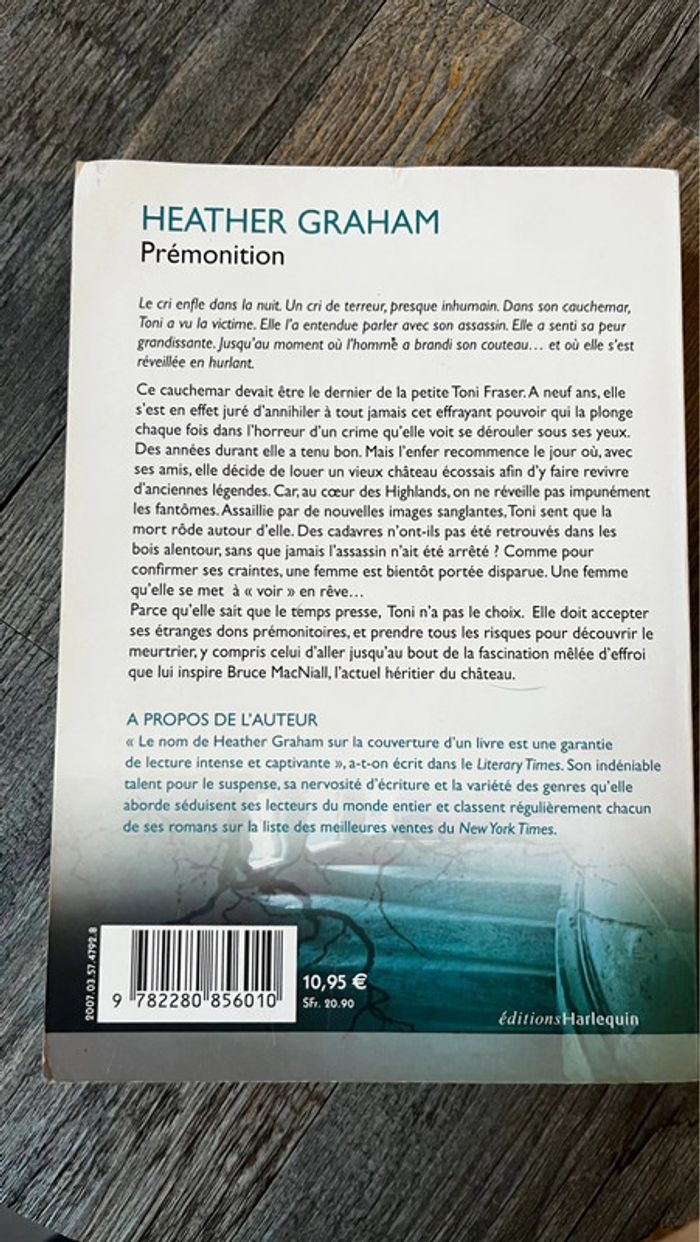 Livre Prémonition - photo numéro 2