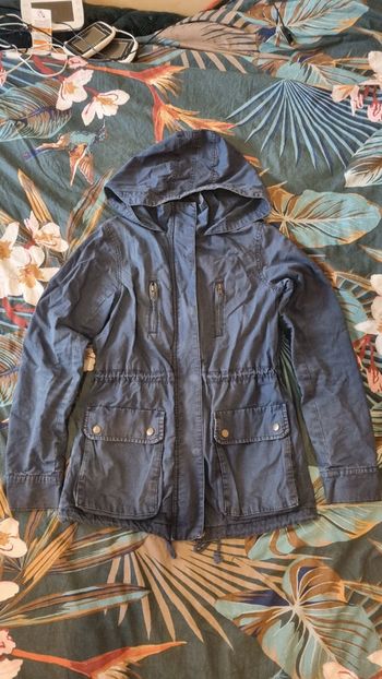 Vest demi saison bleu pétrole Txs/34