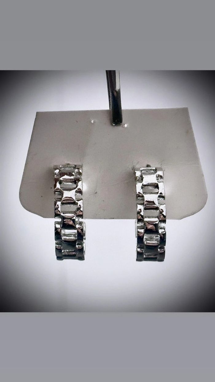 Boucles D’Oreilles Argenté Neuves