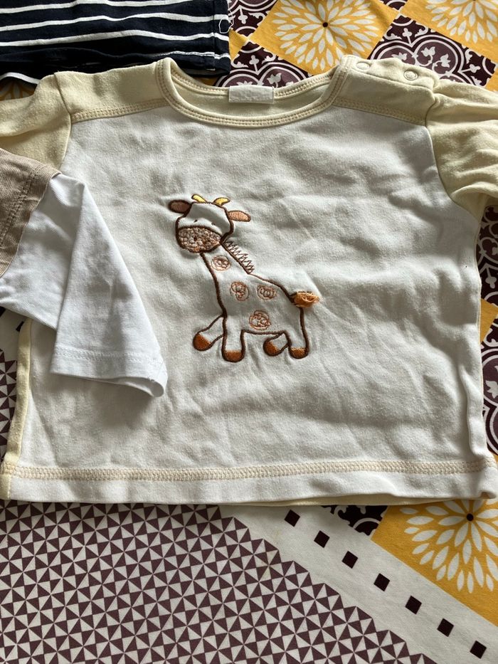 Lot 9 tee shirt 6 mois - photo numéro 6