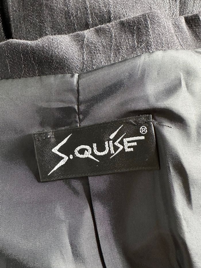 Blazer gris foncé et noir S.Quise T46 3XL - photo numéro 4