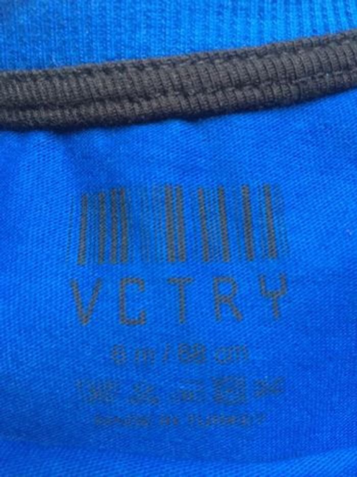 Sweat shirt bébé 6 mois bleu - photo numéro 5