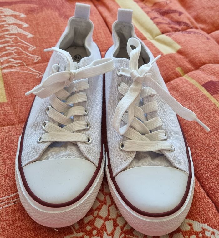 Tennis blanches femme 38