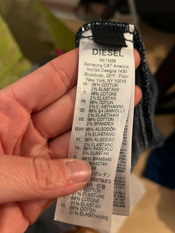 Robe en jeans diesel taille 36/16 ans - photo numéro 7