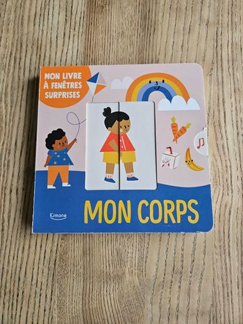 Livre enfant à rabat : Mon corps