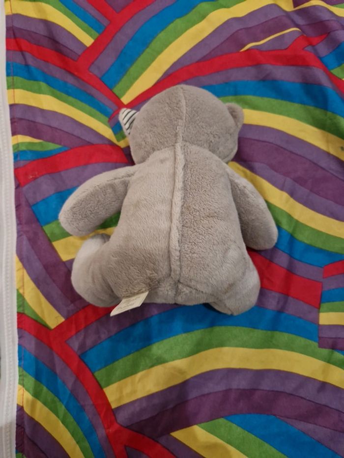 Doudou ours gris - photo numéro 3