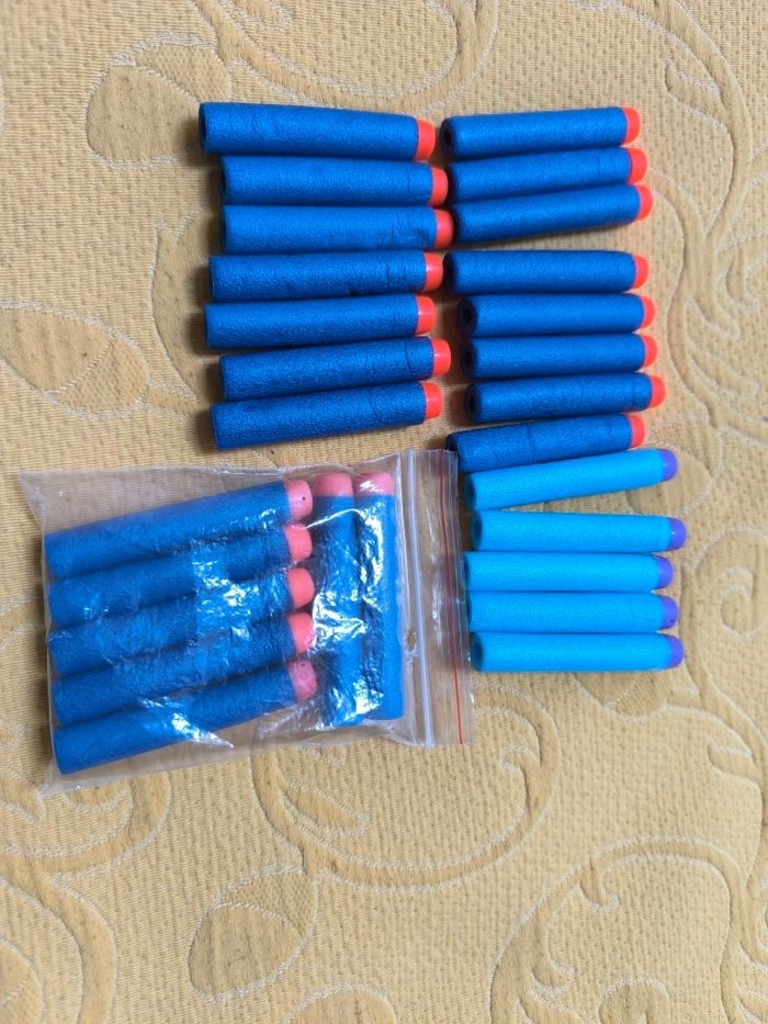 Lot 3 pistolets Nerf + fléchettes - photo numéro 3