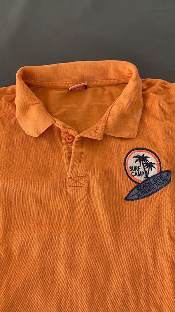 Polo orange 14 ans Tape à l’œil - photo numéro 2