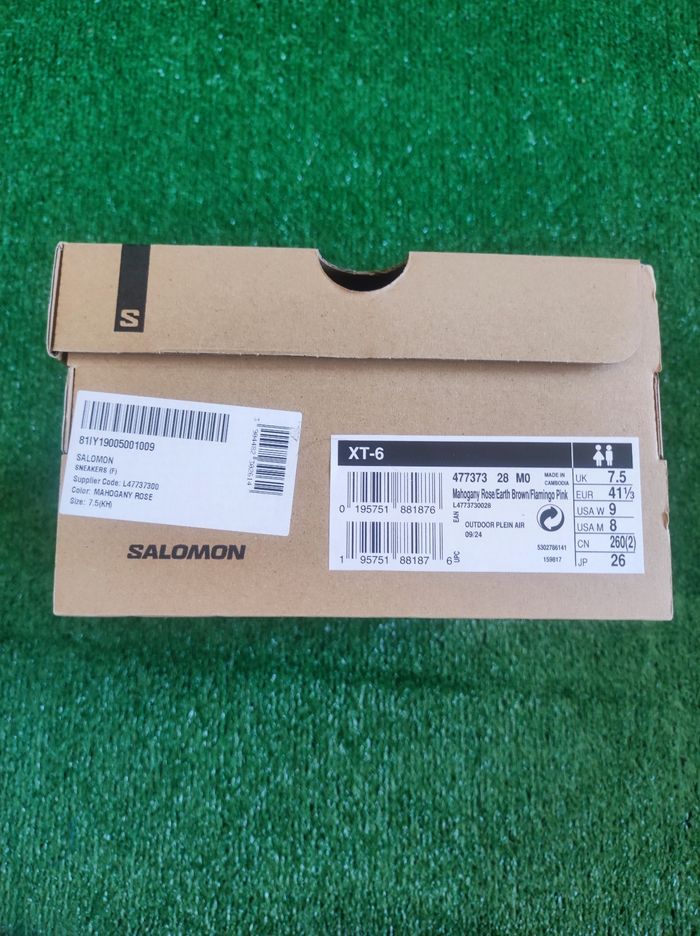 Salomon xt-6 Mohagany Pink Earth Brown 41.5 - photo numéro 5