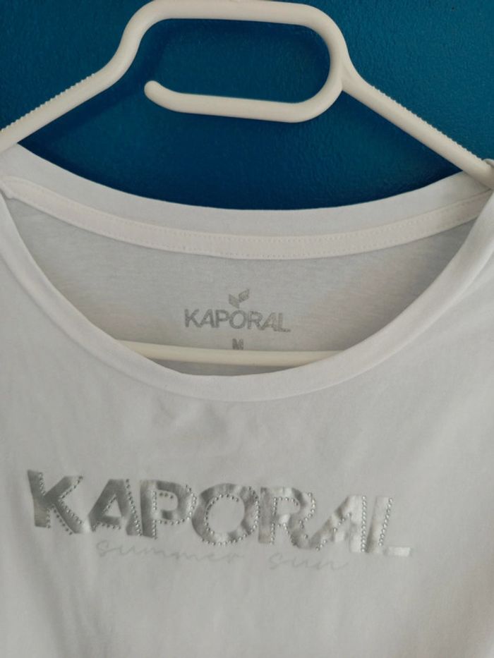 T-shirt blanc kaporal - photo numéro 2