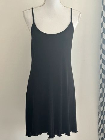 Robe Noire à Fines Bretelles, Taille 38