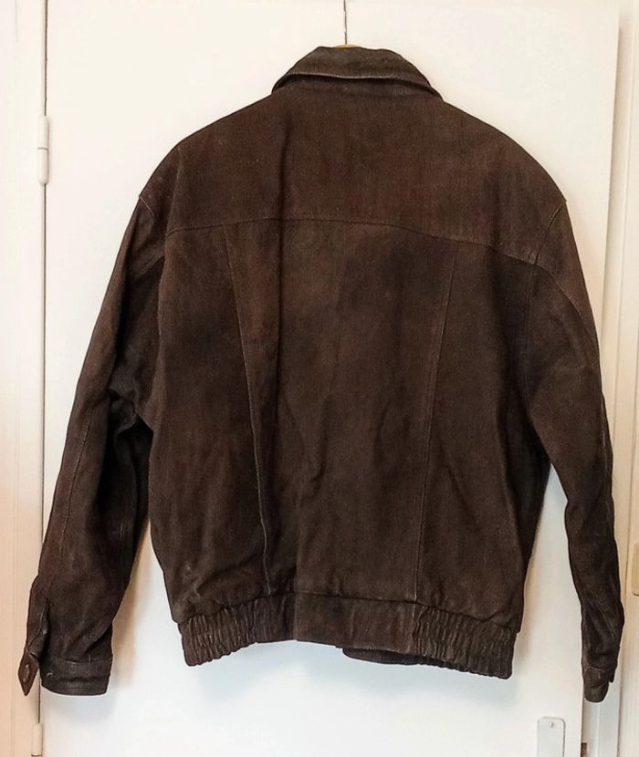 Blouson aviateur cuir véritable homme - photo numéro 2