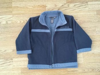 Polaire zippé sans capuche, taille 86