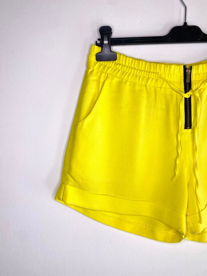 Short en lin jaune Promod - photo numéro 2