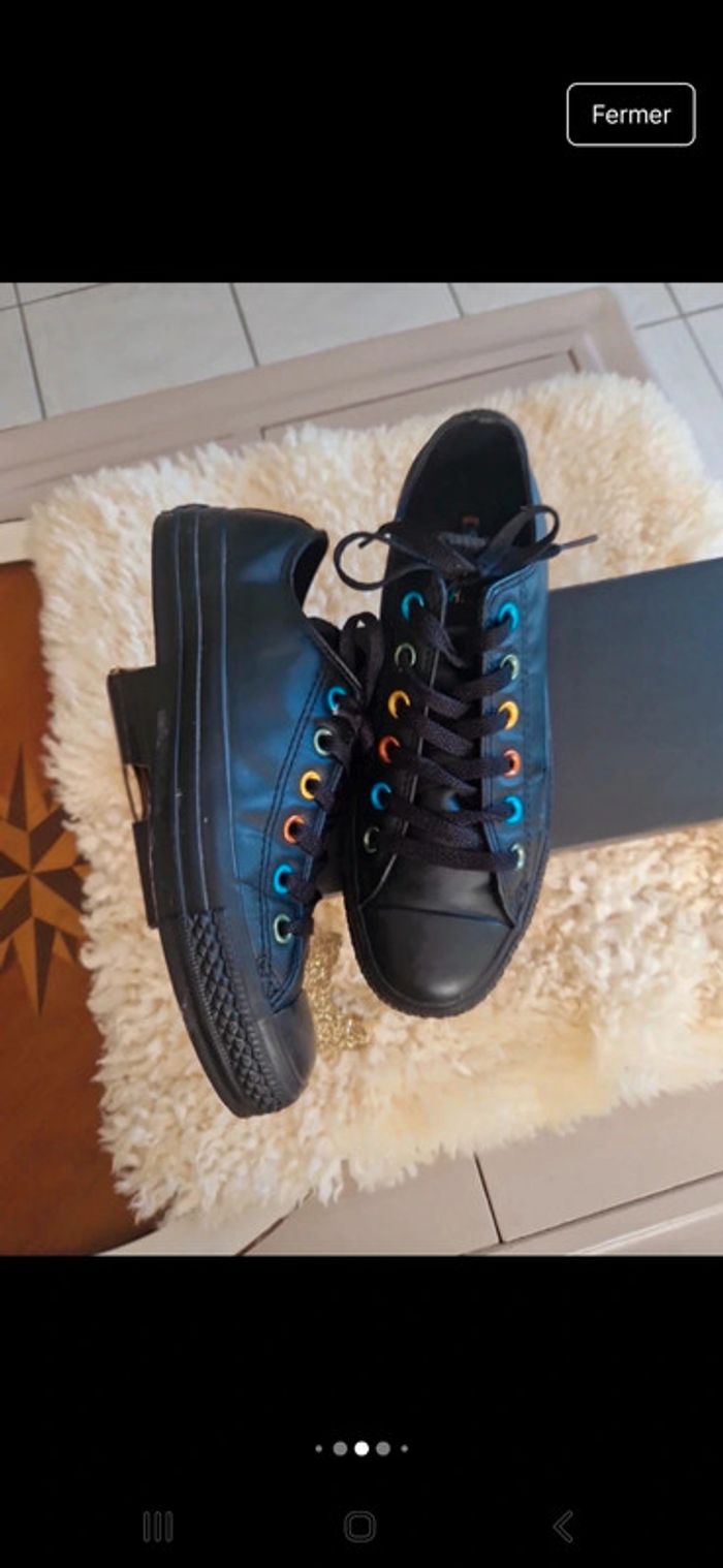 Converse noires 💣 - photo numéro 14