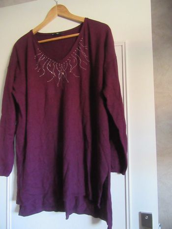 Pull violet taille 4 Jacqueline RIU