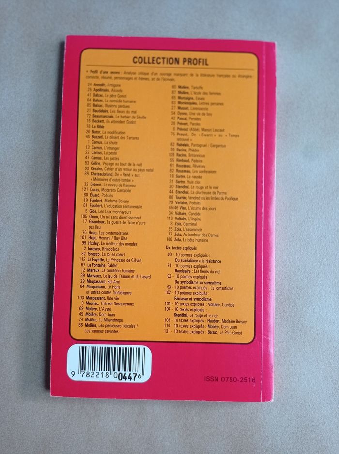 Manon Lescaut - Abbé Prévost "Profil Littérature" - photo numéro 2