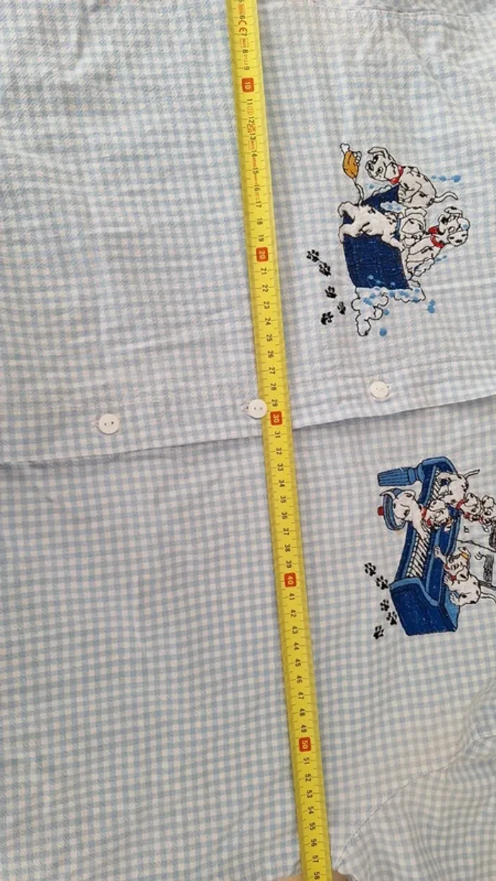 Chemise XL vintage vichy dalmatien Disney 46 ou 44 - photo numéro 6