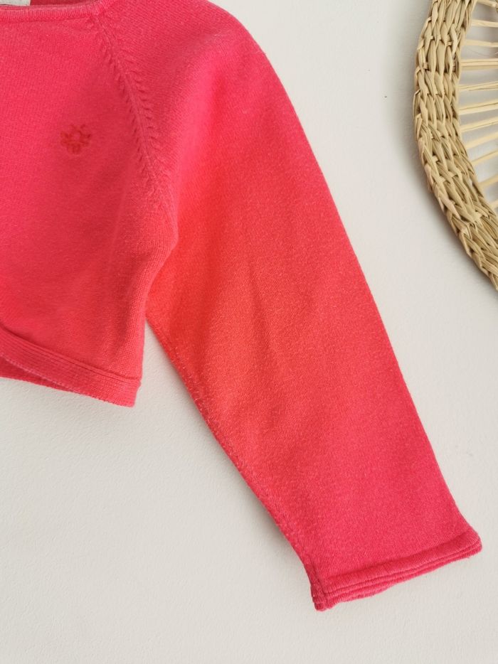 Boléro, gilet court rose Obaïbi 12 Mois - photo numéro 4