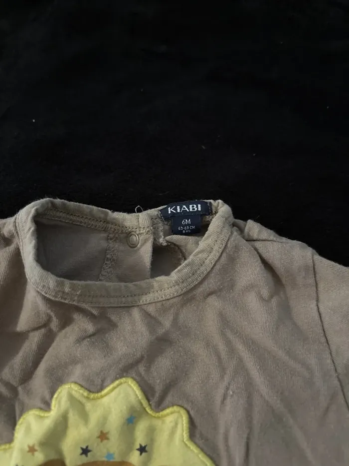 Pyjama fin bébé garçon lion 6 mois - photo numéro 3