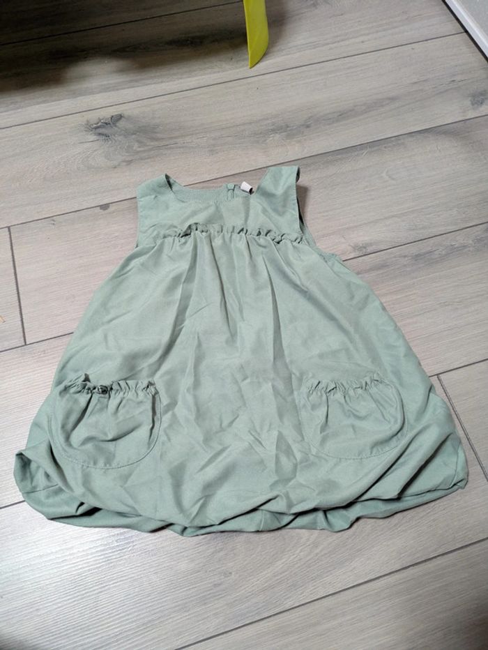 Robe vert d'eau 18 mois