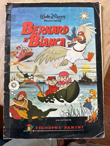 Panini - Album complet stickers autocollants Walt Disney Bernard et Bianca