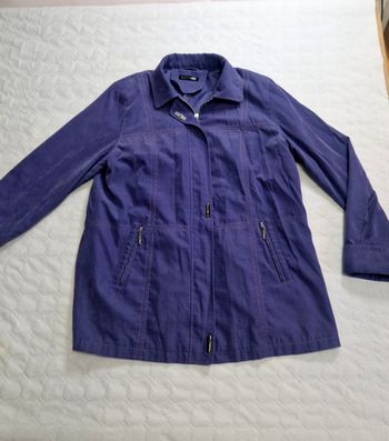 Manteau  , vintage  , femme  ,taille XL  , violet