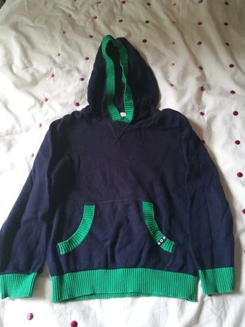 Pull capuche fin
