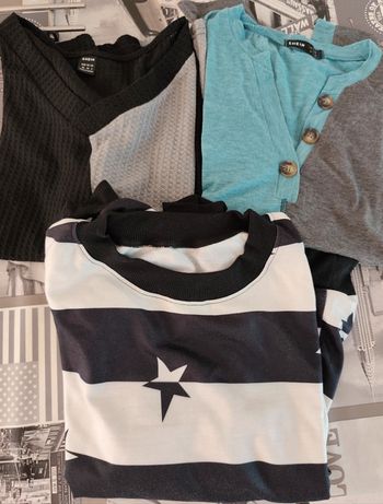 Lot 3 tee shirt manches longues