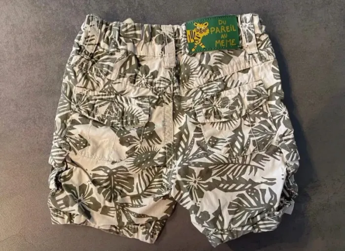 Bermuda cargo 2 ans/92 cm DPAM - photo numéro 3