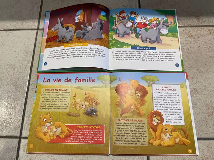 2 livres l'âne et le lion - photo numéro 3