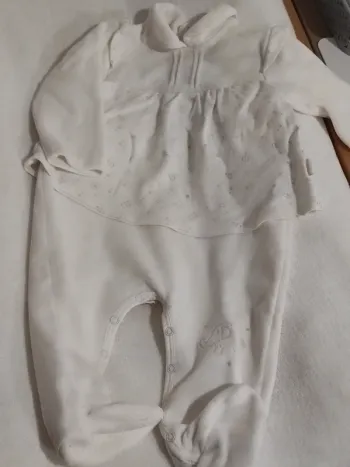 Pyjamas velours - 6 Mois - Fille
