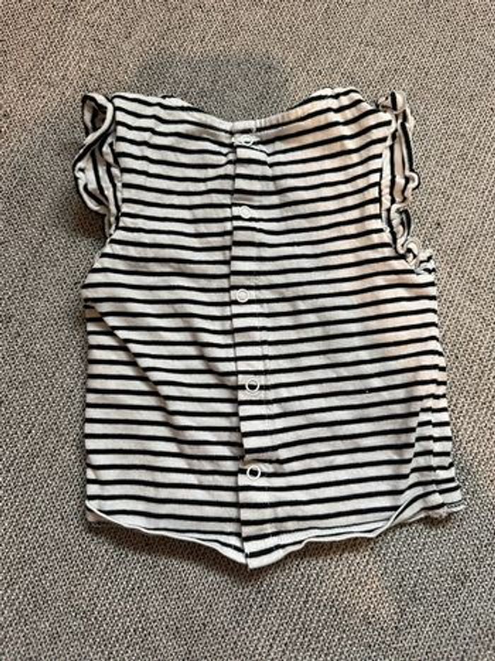 Ensemble short et t-shirt marinière manche courte - photo numéro 5