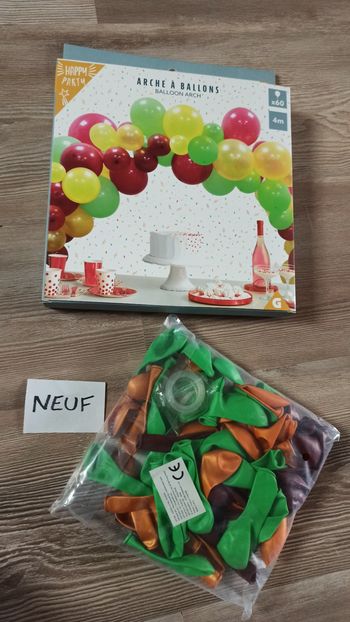 Kit arche à ballon neuf fête