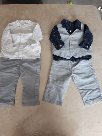 Lot de 2 ensembles garcons 6 mois