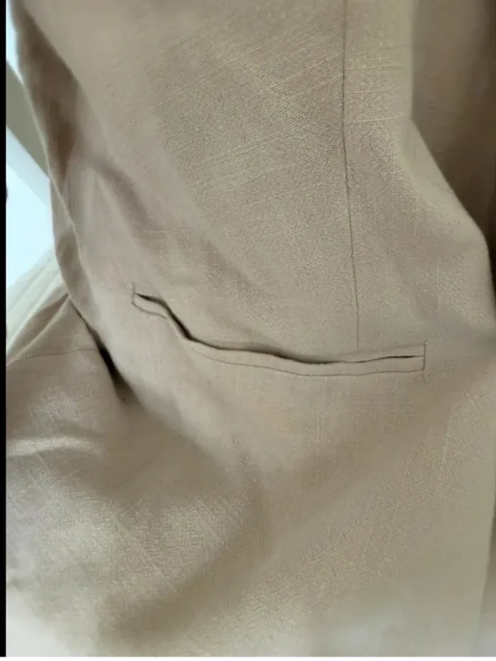 Blazer beige clair - Taille 44 - photo numéro 2