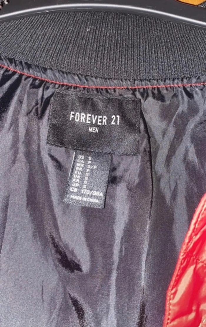 Veste rouge unie Forever 21 S - photo numéro 2