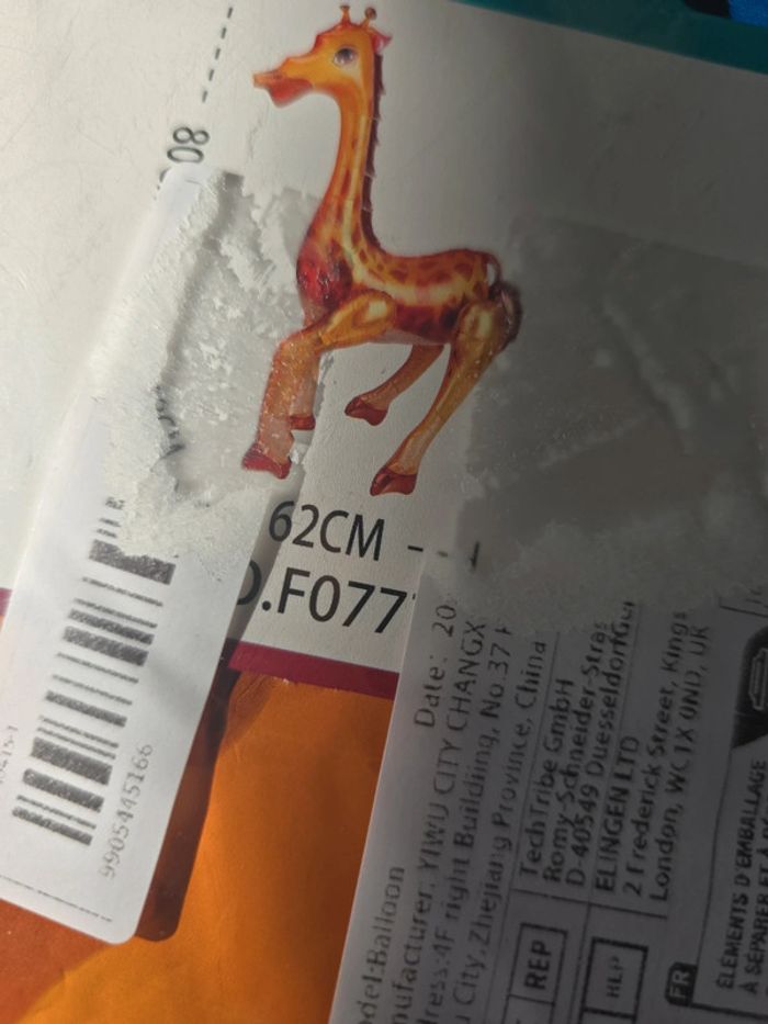 Ballon 3D girafe - photo numéro 4