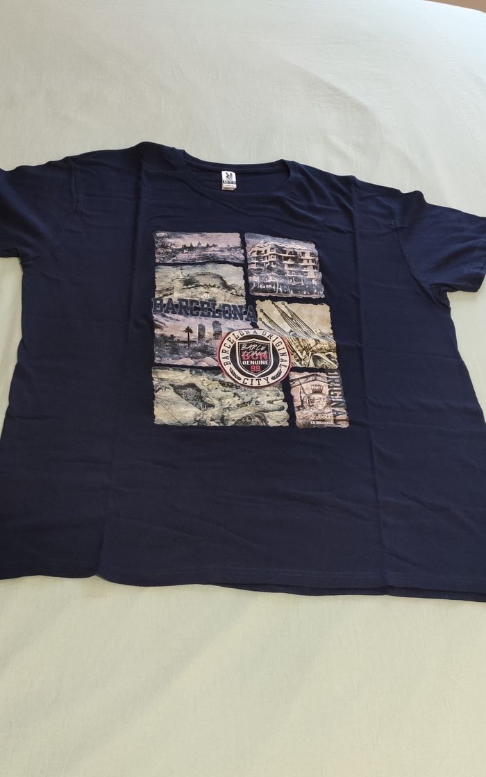 T-shirt homme taille XXL neuf, Barcelone - photo numéro 3